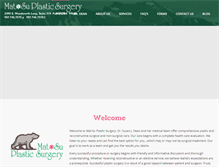 Tablet Screenshot of matsuplasticsurgery.com